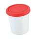thumbnail image 1 of Vaso de pinta para helado, recipiente para postres, helado casero, yogur rojo, 1 of 9