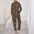 thumbnail image 3 of Bingfone Womens Pajama Sets Dachshund Dog Puppy Print,Long Sleeve Loungewear Pajamas Set-XX-Large, 3 of 8