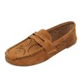 thumbnail image 2 of ZTTD Women's Ladies Fashion Casual Hollow Out Slip On Loafers Perforated Flat Shoes, 2 of 4