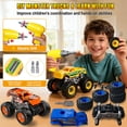 thumbnail image 3 of Monster truck desmontable Bugrtarey para niños de 3 a 8 años con taladro, 3 of 7