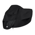 thumbnail image 1 of BRIGHTFUFU Funda para motocicleta, lona impermeable, bolsa portátil para protección solar contra el óxido (negro, XL, con orificio para cerradura), 1 of 7