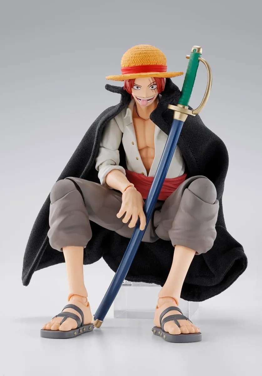 Bandai Tamashii Nations S.H.Figuarts One Piece Shanks & Monkey D. Luffy Childhood Action Figure
