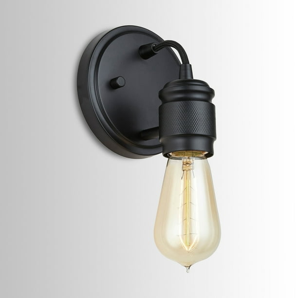 Austin Allen Company 1 Light Matte Black Wall Sconce Walmart Com Walmart Com