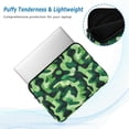 thumbnail image 2 of FORMRS 13"-13.3" Laptop Sleeve Protective Case Soft Carrying Quilted Computer Bag Cover, Green Camouflage Pattern, 2 of 7