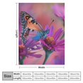 thumbnail image 4 of Chilfamy Butterfly Flower Gifts Blanket Super Soft Flannel Blanket for Bed Sofa Living Room Decor All Seasons Hand Feel Blanket 40x50in, 4 of 6