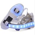 thumbnail image 2 of Zapatos recargables luminosos zapatos luces LED niños adultos patines cordones ruedas, 2 of 5