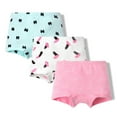 thumbnail image 2 of Tao Tao Girls Underwear Baby Toddler Panties 3 Pack Briefs Boyshort For Small And Medium-Sized Girls White 100/2 Years, 2 of 3