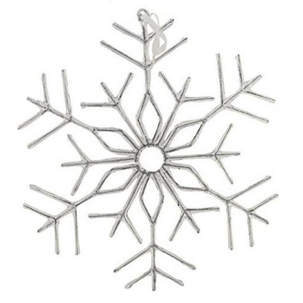 Darice Hanging Snowflakes Plastic 14"