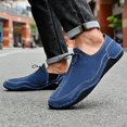thumbnail image 5 of XIMIN Men's Round Toe Hand-Stitched Soft Non-Slip Driving Moccasin Loafers Comfortable Casual Shoes Lightweight Outdoor Hiking Shoes, 5 of 5