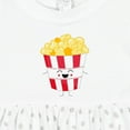 thumbnail image 4 of Inktastic Cute Kawaii Popcorn Girls Baby Dress, 4 of 5