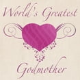 thumbnail image 2 of CafePress - World's Greatest Godmother (Heart) Tote Bag - Unisex Canvas Tote Bag, Beige, 1-Piece, 2 of 6