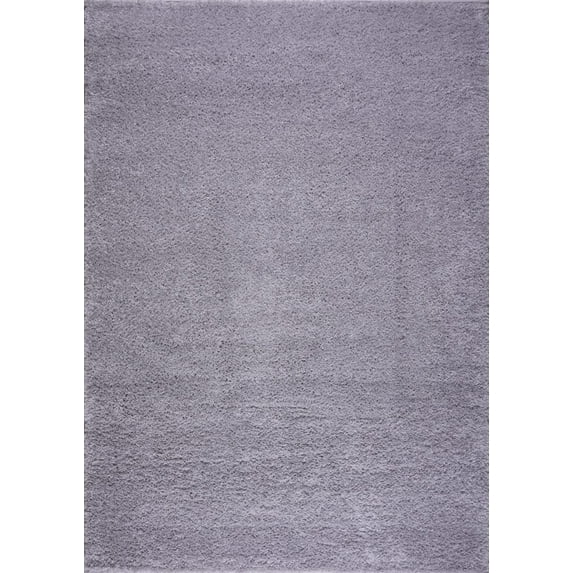 Ladole Rugs Solid Color Shaggy Meknes Durable Beautiful Turkish Indoor Area Rug Carpet in Light Gray, 8x11 (7'10" x 10'6", 240cm x 320cm)
