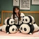 thumbnail image 2 of Peluche de Panda Kawaii de 40cm/75cm para niñas, juguete de peluche suave, cojín largo, juguetes para niños, regalo de cumpleaños zhangyuxiang LED, 2 of 2