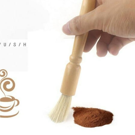 

Good-Life Coffee Grinder Cleaning Brush Barista Wooden Handle Sofa Bristles Brush Coffee Machine Cleaning Tool