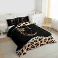 thumbnail image 3 of Castle Fairy Women Personalized Alphabet C Twin Comforter Sets,Leopard Print Bedding Set, 3 of 8