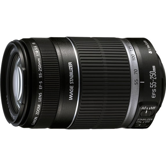 Pre-Owned Canon EF-S 55-250/4-5.6 IS Telephoto Zoom Lens