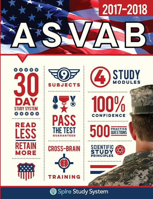 ASVAB Study Guide 20172018 by Spire ASVAB Test Prep Review Book with
