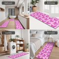thumbnail image 5 of Pink Butterfly Pattern Kitchen Rugs Sets Of 3,Kitchen Runner Rugs Non Skid Washable,Decorative Kitchen Floor Mats for Kitchen,Sink,Laundry,17"x30"+ 17"x47" + 17"x59", 5 of 6