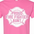 thumbnail image 4 of Inktastic Proud Firefighter Aunt Wht T-Shirt, 4 of 5