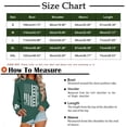 thumbnail image 3 of Clearance! Delayuji Womens Oversized Sweatshirt St Day Flag Hoodie Irish Green Sweatshirt American Flag Hoodie Sweatshirt Sweatshirt for Women Blue Xxl, 3 of 4