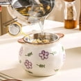 thumbnail image 4 of Porcelain Sugar Bowls with Strainer and Spoons, Ceramic Seasoning Container for Home and Kitchen, 4 of 7