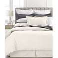 thumbnail image 1 of Ultra Soft 1800 Series 3 PC Striped Duvet Set (King, Ivory), 1 of 3