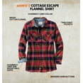 thumbnail image 2 of Legendary Whitetails Women's Cottage Escape Flannel Long Sleeve Plaid and Solid Color Clothes for Women, Fitted Button Down, 2 of 7