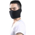thumbnail image 2 of Media máscara de esquí a prueba de viento cubierta facial invierno cálido calentador de oídos clima frío hombres, 2 of 5