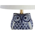 thumbnail image 5 of JYL3014A Justina 16" Ceramic Mini LED Table Lamp Cottage, Transitional for Bedroom, Living Room, Office, College Dorm, Coffee Table, Bookcase, Blue/White, 5 of 8