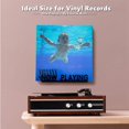 thumbnail image 4 of Soporte de pared de madera para discos de vinilo Now Playing, estante para discos de vinilo, soporte de almacenamiento para exhibición de discos colgante en la pared, 4 of 5