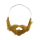 thumbnail image 2 of Barba corta falsa, maquillaje, vello facial con cuerda elástica, accesorio de fiesta para actuación marrón, 2 of 9