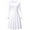 White, variant on Sentmoon Tennis Dress Long Sleeve Crew Neck Plus Size Maxi Dress Solid Color Loose Stretchy Prom Dresses for Teens Stylish for Cozy Lounge at Home Red L