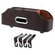 thumbnail image 1 of Organizador de almacenamiento para reposacabezas de coche, resistente, con diseño de partición para servilletas y vasos. Marrón, 1 of 7