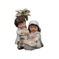 thumbnail image 2 of YOHAVEN Christmas Nativity Resin Mini Jesus Figurine Manger Table Decoration for Shelf Mantel Home Religious Holiday Celebration Gift Decor, 2 of 6