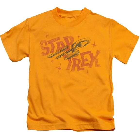 Star Trek Halftone Logo Youth 18/1 T-Shirt Gold