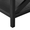 Mainstays Farmhouse Rectangle Coffee Table, Black