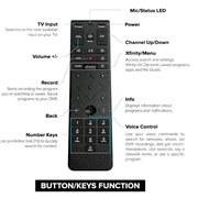 (3 Pack) Xfinity Comcast XR15 Voice Control Remote for X1 Xi6 Xi5 XG2 (Backlight)