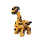 thumbnail image 1 of Coche de dinosaurio transformador Baoblaze camiones de construcción robot inercial amarillo, 1 of 8