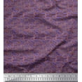 thumbnail image 1 of Soimoi Japan Crepe Satin Fabric Patchwork Ethnic Print Sewing Fabric Yard 42 Inch Wide, 1 of 3