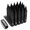 Black, variant on J2 Engineering LN-T7-015-15-BL J2 Engineering 7075 -T6 Forged Aluminum M12 x 1.5 20Pcs 123mm Spiky Cap Lug Nut w/ Adapter Blue