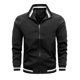 thumbnail image 2 of Chaqueta bomber informal de color liso a la moda para hombre, abrigo ajustado para hombre, nueva llegada, chaquetas de béisbol, chaqueta para hombre, ropa deportiva para primavera y otoño, 2 of 5