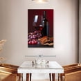 thumbnail image 3 of Elephant Stock Autumn Red Wine Wall Art - Vertical Canvas Wall Art - Living Room Wall Decor - Food And Drink Canvas - Red And Black Decor - 30" x 45", 3 of 8
