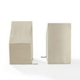 thumbnail image 5 of Crosley Furniture 2-Piece Vinyl Outdoor Side Chair Furniture Cover Set in Tan, 5 of 7