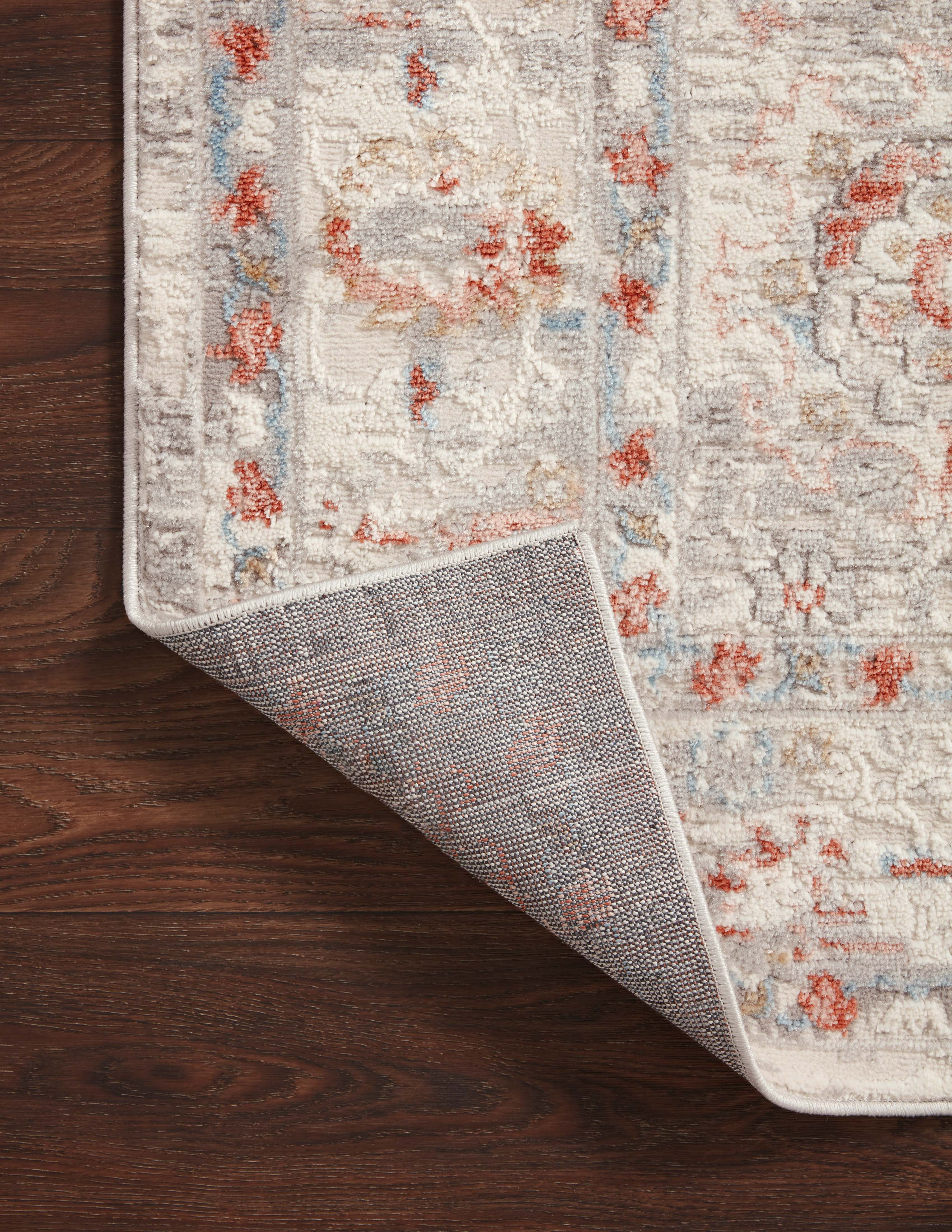 EST-01 Ivory / Rust - 18" x 18" Sample