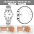 thumbnail image 2 of Watches for Men Analog Quartz Watches with Stainless Steel Expansion Band, Waterproof Watches Father's Day Gifts for men, 2 of 9