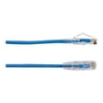 thumbnail image 3 of Black Box Slim-Net Cat.6a Patch UTP Network Cable 4ft Blue, 3 of 4