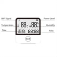 thumbnail image 2 of Tuya Smart WIFI Sensor de Temperatura y Humedad Termómetro Higrómetro Interior con Pantalla LCD Compatible con Asistente de, 2 of 5