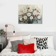 thumbnail image 3 of COMIO Large Oil Painting Flowers Wall Art Plant Wall Decor Pictures for Bedroom White Flower Canvas Wall Decorations Artwork for Living Room Dinning Room Home Office - 20x16 Inch, 3 of 3