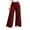 Wine, variant on cocolona Womens Casual Loose Plus Size Yoga Pants Elastic Waist Straight Wide Leg Pants with Pockets