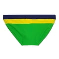 thumbnail image 3 of FcBaudy Men's Low Waist Solid Color High Vent Swimming Trunks Underpants Men Pants, 3 of 5